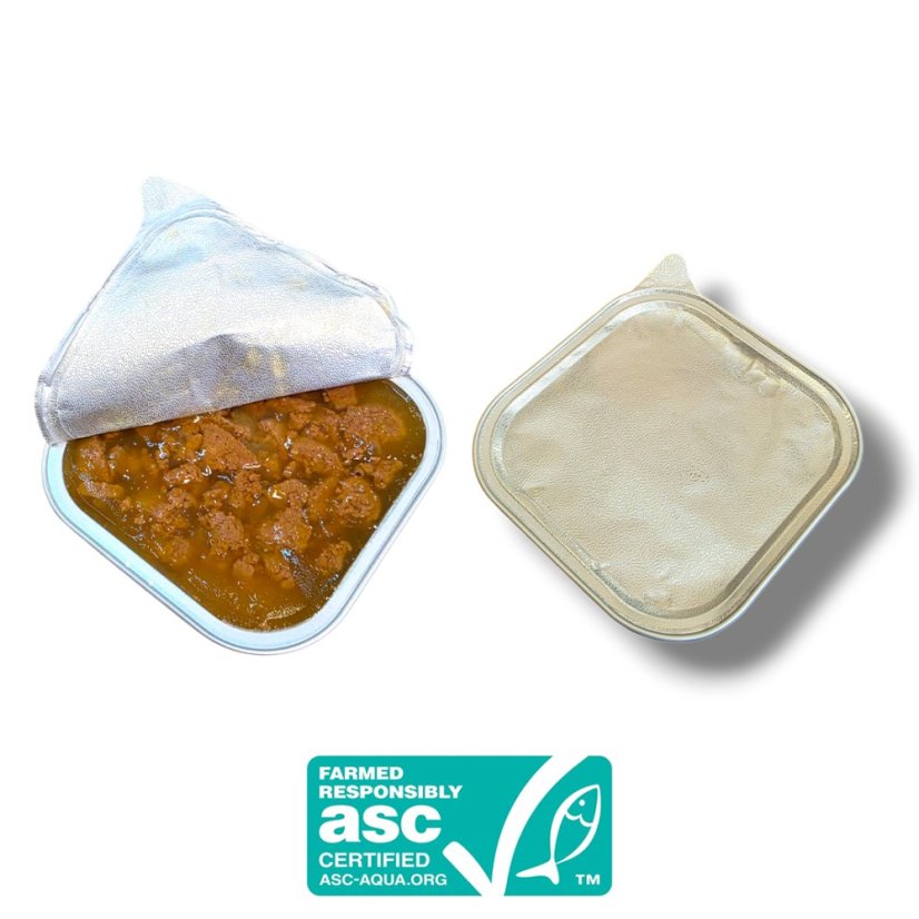 200x Vaničky pro kočky 85g, kousky masa v lahodném želé, atlantský losos, VÝHODNÉ PRÉMIOVÉ BALENÍ